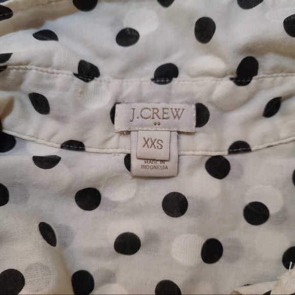 J Crew Cotton Jacquard Popover Shirt - Picture 5 of 6